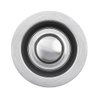 Sink Flange for Garbage Disposal and Sink Stopper Stainless Steel Fit Universal 3-1/2 Inch Standard Sink Drain Openings Kitchen Sink Garbage Disposal Replacement Accessories (Brushed)