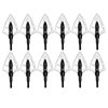 12Pcs Stainless Steel 100 Grain Broadheads 2 Blades Hunting Tips for Crossbow Compound Bow Archery Hunting