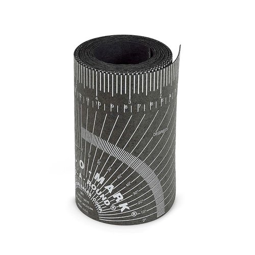 Jackson Safety Pipe Measure Tool – Wrap Around Tape, Flex Angle Measuring and Marking Gauge for 3”to 6” Diameter, Medium, Black, 14752