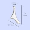 3-in-1 Facial Sculpting Gua Sha, Eye Roller for Puffy Eyes, Cream Applicator for Lift, and Contour | Facial Massage, Used for Face, Under Eyes, Neck, and Jaw with Travel Pouch or Case