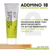 ADDMINO-18 Hair Mask - Reborn Hair Mask for Dry and Damaged Hair and Growth with 18 Amino Acids - Nourishing Hair Treatment for Dry Damaged Hair - Pear/Linseed Oil for Hair Care - 250ml/8.45 fl. oz.