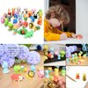 URSKYTOUS 60Pcs Animal Erasers Desk Pets for Kids Pencil Bulk Puzzle Erasers Toys Gifts for Classroom Prizes,Game Reward,Treasure Box,Easter Egg Fillers,Goodie Bag Stuffers,Party Favors