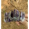 Hair Clip Sticks for Long Hair Stick Slide Irish Hair Accessories (Amethyst Clip)