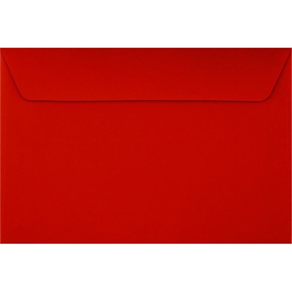 LUXPaper 6 x 9 Booklet Envelopes | Holiday Red | 60lb. Text | 50 Qty