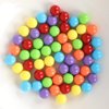 Witlans 60pcs Chinese Checker Game Replacement Balls,6 Solid Color 14mm Acrylic Game Marbles for Marble Run, Marbles Game,Aggravation Game,Traditional Marbles Games