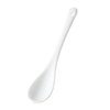 AKOAK 5 Inches White Ceramic Spoon for Coffee,Tea,Yogurt,Ice-cream,Appetizers and Desserts