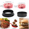 3 in 1 Stuffed Burger Press Patty Maker Rings Molds Kit, Non Stick Stuffer Hamburger Press Patty Maker - with 100 Pcs Wax Hamburger Patty Paper, Sausage Patty Press for Slider/Pattie/Grilling HAHAYOO