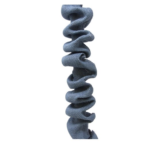 Urbanest Burlap Chandelier Chain Cord Cover, 5-feet Long, Denim Blue