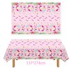 Miruwtog Dinosaur Birthday Party Supplies Girl,Dinosaur Birthday Tablecloth Girl,Pink Dinosaur Party Dupplies 3rd 2nd Birthday,Pink Dinosaur Tablecloth,Pink Dinosaur Birthday Decorations