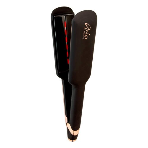 Aria Beauty Top Shelf 2” Infrared Ceramic Straightener, Tourmaline Plates, Dual Voltage, Ultra-Fast Heating, Adjustable up to 450 Degrees