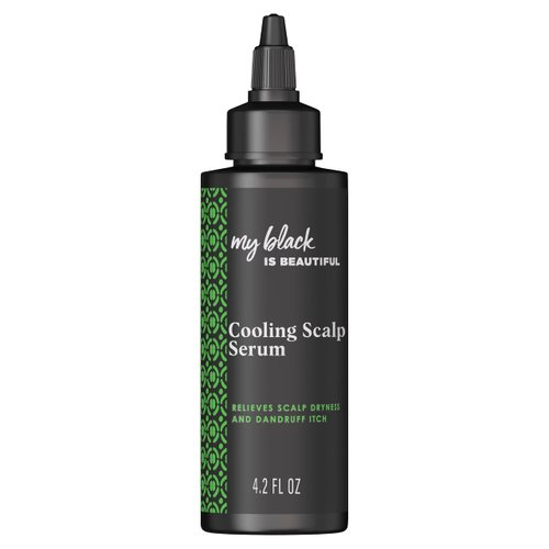 MY BLACK IS BEAUTIFUL Cooling Scalp Serum, Dandruff Treatment, For Coily Hair and Protective Styl...