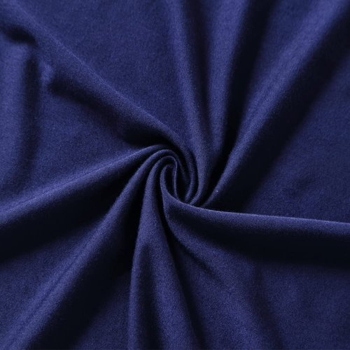 iEvolve Cotton Knitted Baby Swaddle Blanket with Hat Headband Set Newborn Swaddle Wrap Receiving Blankets for Baby Girl Boy 35" x 35"(Navyblue)