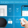 Lutron Caseta Smart Lighting Claro Smart Switch for Light Bulbs and Fans, Works w/ Alexa, Apple Homekit, Google Home (Hub Required), Neutral Required, 5A Single-Pole/3-Way, DVRF-5NS-BR, Brown