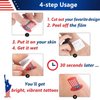 4th of July Temporary Tattoos - 90Pcs American Flag Red White Blue Tattoo Stickers - Fourth of July Party Favors for Memorial Day Independence Day Patriotic Decorations Party Supplies
