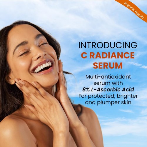 TRUTH & BEAUTY C Radiance Serum with Vitamin C: Ultimate Beginner's Brightening Serum for All Skin Types – Lightens Dark Spots, Boosts Collagen, and Enhances Glow (30 ml) Radiance Serum