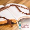 Faithful Catholic Wooden Rosary - Rosary Beads Catholic for Men - Rosarios Catolicos Para Hombre (Wood Dark Brown)
