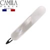 Camila Paris CP2822 French Hair Barrette Clip for Girls, Handmade, Nacar, Metal-Free Closure Strong Hold Grip Hair Clips for Women, No Slip and Durable Styling Girls Hair Accessories, Made in France
