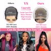 LATTIXXIA 6x5 HD Lace Front Wig Wear and Go Glueless Wigs Human Hair Pre Plucked Pre Cut 200% Density Straight Lace Front Wigs Human Hair Glueless Lace Front Wigs For Women 20 Inch