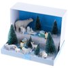 Glimin Polar Animals School Projects Set Diorama Supplies Kit Figurine Toys Model Diorama Project Set Educational Toys Birthday Gifts Decorations