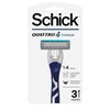 Schick Quattro4 Titanium Disposable Men's Razor 2 Pack (6-Count)