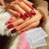 Wobe 600pcs (25 Sheets) Double-Side Nail Glue Sticker Waterproof Breathable Jelly Double Sided Nails Adhesive Tabs for False Nail Tips Nail Glue Transparent Flexible Fake Nail Glue