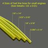HUZTL Fuel Line Hose Kit 3/32" x 3/16" 1/8" x 3/16" 1/8" x 1/4" .080" x .140" for Poulan Craftman Chainsaw String Trimmer Blower Small Engine Fuel Hose (5 feet each)