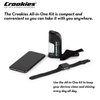 Croakies All-in-one Cleaning Kit | Lens Care Travel Kit with Pump and Microfiber Cloth | All Natural Cleaner for Eyewear and Lenses