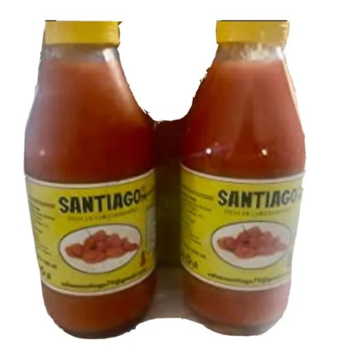 SAN Pedro Hot Sauce Habanero Peppers From Mexico 8.5oz 2 Glass Bottles Sealed