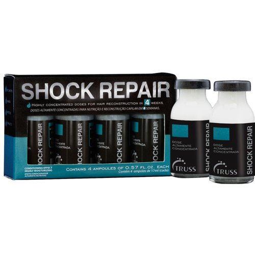 TRUSS Shock Repair - Damaged Hair Treatment Serum for Weekly Reconstruction + Ongoing Hair Repair...