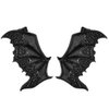 Bat Wing Hair Clips Halloween Gothic Hair Accessories for Women Black Bat Halloween Barrettes for Costumes Cosplay Party Hairpin Bat Hair Clip Halloween Decorations for Women Girls 2PCS