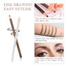 LSxia Waterproof Eye-Brow Pen-cil Set, Pull Cord Peel-off Eyebrow Pencil Microblading Eyebrow Pen Supplies Kit, White Eye-Liner Pencil and Eyebrow Tool Tattoo Makeup (6+1 Brown+Dark Brown+Light Brown)