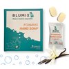 Blumix Foaming Hand Soap Tablet Refill - 6 Pack - Gentle Cleansing Foaming Tablets, Zero Plastic Waste, Effective Cleaning, Just-Add-Water (Vanilla)