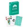 Copag Elite 100% Plastic Playing Cards, Poker Size (Standard) Jumbo Index Single Deck (Green)