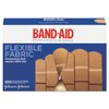 BAND-AID 11507800 Flexible Fabric Adhesive Bandages, Assorted, 100/Box