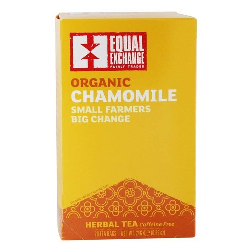 Equal Exchange - Organic Small Farmers Big Change Herbal Tea Caffeine Free Chamomile - 20 Tea Bags