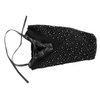 Black Crystal Elastic Mesh Rhinestone Masquerade Masks Full Face Veils See Through Fishnet Headwear Hairbands Turban Head Covers Wraps