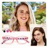 EYEGUARD Polka Dots Fashion Ladies Reading Glasses 4 Pairs Spring Hinge Readers for Women