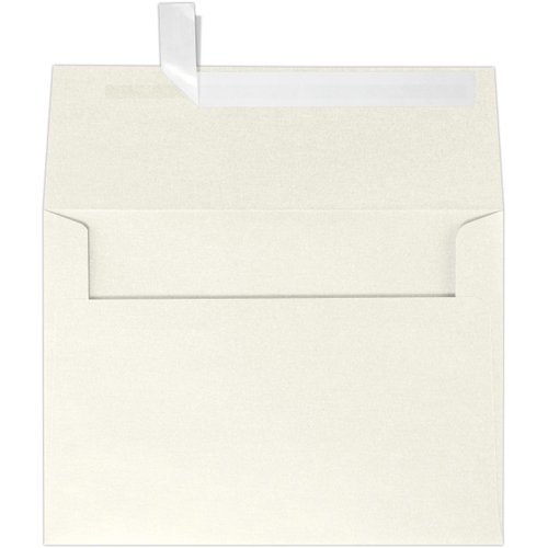 LUXPaper A7 Invitation Envelopes | Peel & Press | 5 1/4" x 7 1/4" | Quartz Metallic | 80lb. Text | 50 Qty
