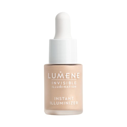 Lumene Invisible Illumination Instant Illuminizer Golden Hour - Lightweight Hydrating Liquid Highlighter - Glowing Skin Makeup Highlighter for a Natural Radiance - Highlight Illuminator (0.5 Fl Oz)