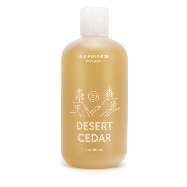 JUNIPER RIDGE Desert Cedar Body Wash - All-Purpose Liquid Castile Soap, Multi-Use Body Wash, Shampoo, Hand Wash, Face Wash, Clean, Vegan, Paraben Free, Preservative Free, 8 oz