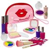 Kids Makeup Kit for Girl, Fake Makeup for Kids, Little Girls Makeup Set, Play Makeup Kit for Girls, Toddler Makeup Kit with Kid Makeup for Girls, Accessories, Cosmetic Bag, Toy Makeup Set for Girls 3+