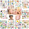 Hawaiian Temporary Tattoos, Luau Themed Fake Tattoos for Kids, 10Sheets Summer Pool Tropical Beach Waterproof Temporary Tattoo Stickers Summer Party Decorations Supplies for Kids and Adults