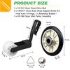 4392065 Dryer Repair Kit with 349241T Drum Roller Kit, 691366 Idler Pulley and 341241 Belt by Techecook - Replacement for Whirlpool & Kenmore Dryers - Replaces 587636 AP3098345 AP6010582 WP691366