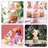 Fairy Party Cupcake Toppers Fairy Birthday Party Decorations 48PCS Fairies Cupcake Picks Fairy Tale Party Cake Decorations for Fairy Garden First Baby Shower Supplies