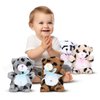 PixieCrush Teddy Bears Stuffed Animals Bundles - Big Teddy Bear for Baby Shower - Teddy Bear for Baby Soft and Durable - Handstitched Nose and Satin Bow Teddy Stuffed - Set of 4 - Polkadot