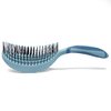 NuWay 4HAIR DoubleC PRO U.S. Patented Double Curved Detangling Brush is Hair Dryer Safe (Sea Foam)