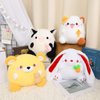 MELECERi Stuffed Animals 9.8" Cute Soft Cow Plush Pillows with Feeding Bottle Plushies for Boys and Girls Gifts
