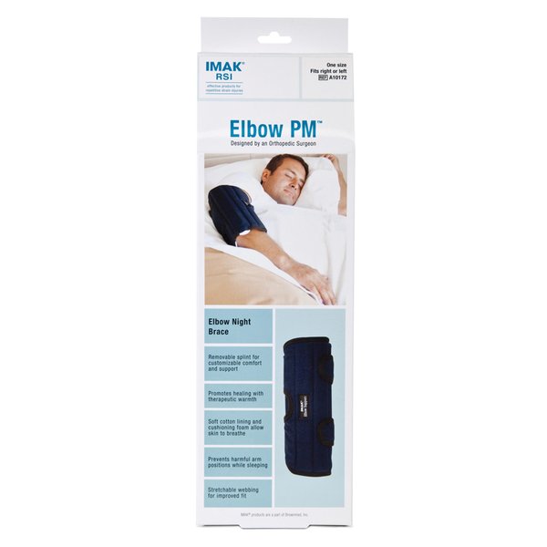IMAK Brownmed RSI Elbow PM - Nighttime Elbow Brace & Immobilizer for Cubital Tunnel Syndrome & Ulnar Nerve Support