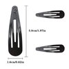 40 Pieces 2 Inch Black Metal Snap Hair Clips Non-slip Hair Barrettes Hair for Girls, Women, Kids Teens or Toddlers