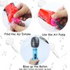 10 PCS Inflatable Microphones Blow up Microphone, Plastic Microphone Toy, for Sing Birthday Party Decorations, Musical Concert Themed Party Supplies